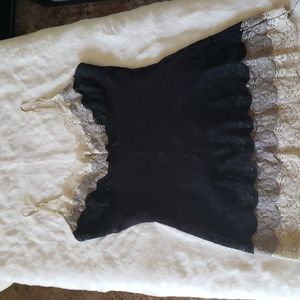 Studio Y, xs, black lace, tank top